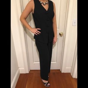 90's Ann Taylor black jumpsuit. Size 10